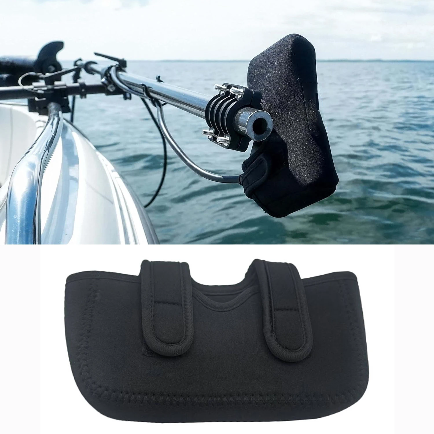 Fishing Depth Finder - Garmin Livescope Plus LVS34 用トラベルトランスデューサーカバー、防水、衝撃吸収プロテクター、ボート/魚群探知機ソナー用
