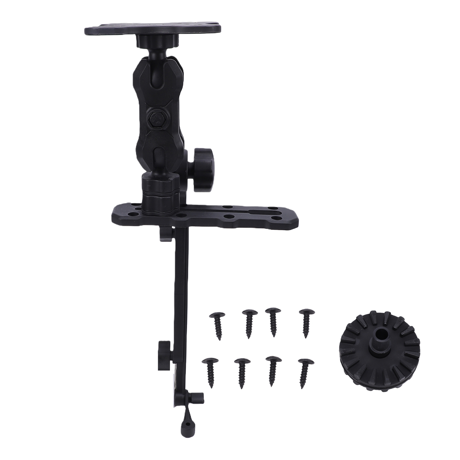Fish Finder Mount - カヤック用魚群探知機取り付けプレート カヤック用トランスデューサー取り付けアーム 4およびVivid 4cv 1.5インチ対応