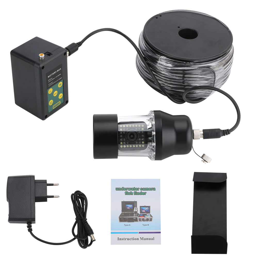 Underwater Camera - 9 インチ DVR レコーダー 100 メートル水中釣りビデオカメラ