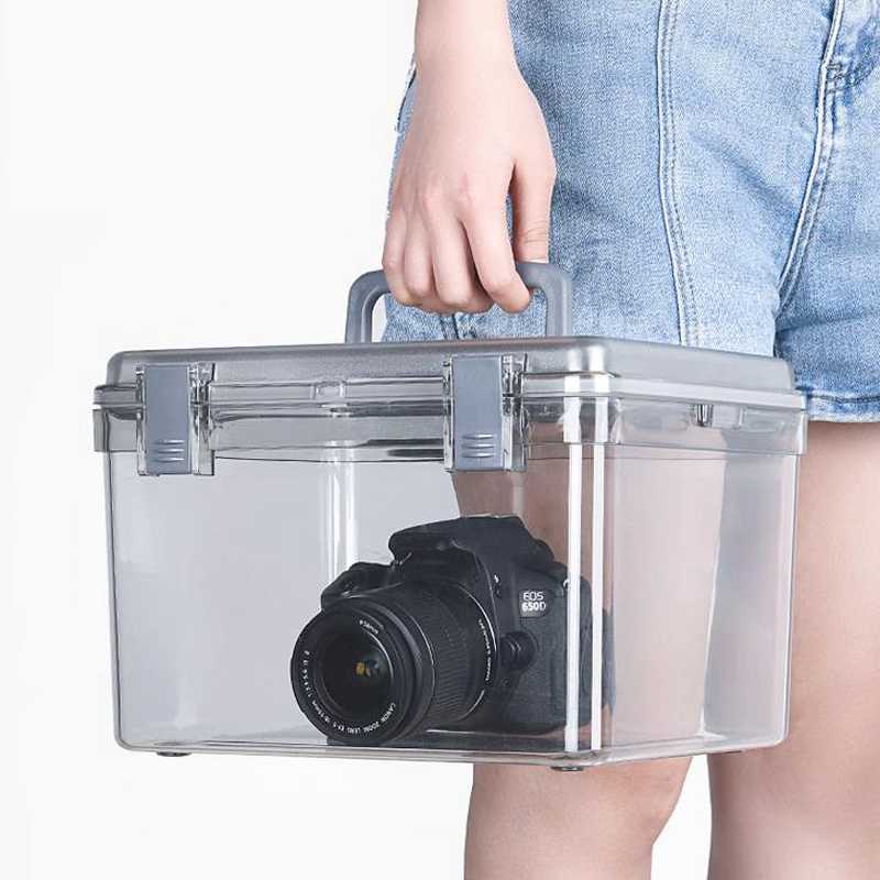 Fish Finder Case - 耐衝撃・防湿ケース、乾燥防湿保管シールボックス、デジタルカメラとレンズ用電子防湿カード
