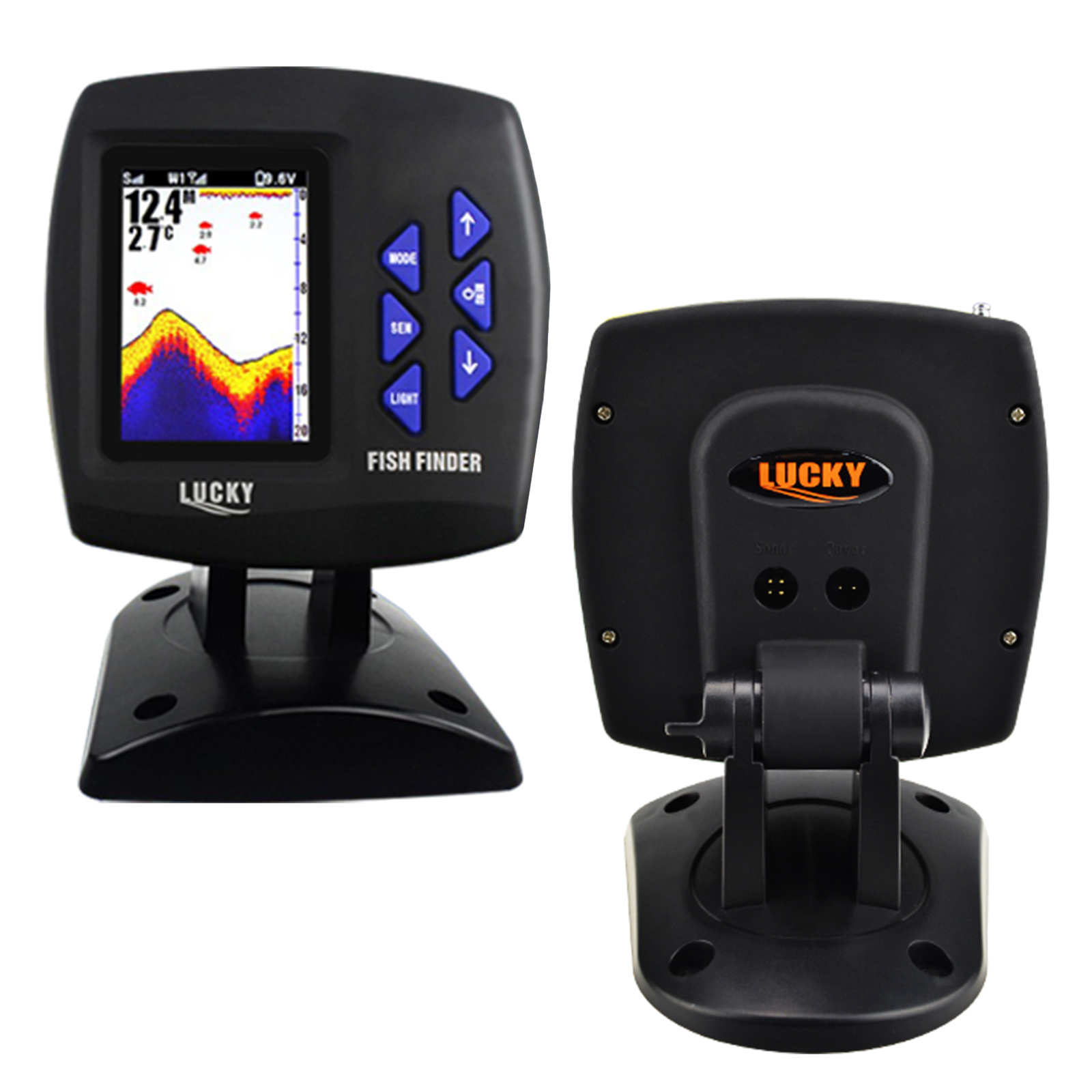 ラッキーフィッシュファインダー 300m/980ft 釣り用 - Fishing Depth Finder のレビューと価格